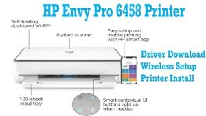 HP ENVY Pro 6458 Printer Driver